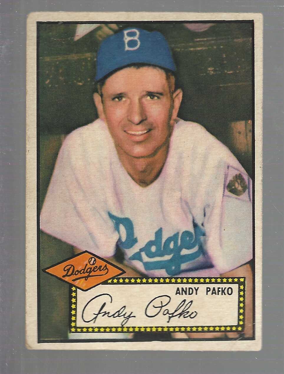 1952 Topps #1 Andy Pafko VG/Ex