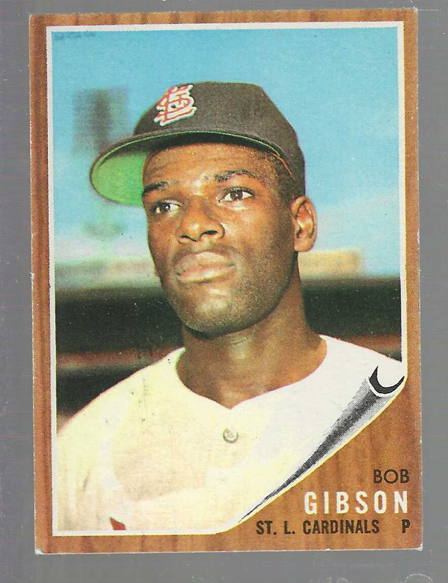 1962 Topps #530 Bob Gibson Ex/Mint List $500