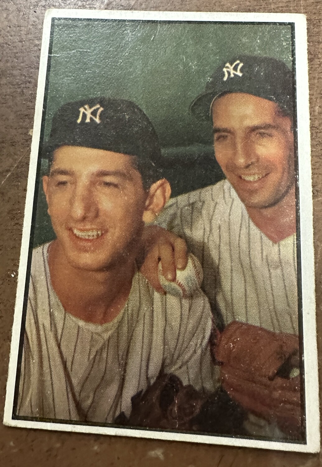 1953 Bowman Color #93 Billy Martin/Phil Rizzuto VG List $250
