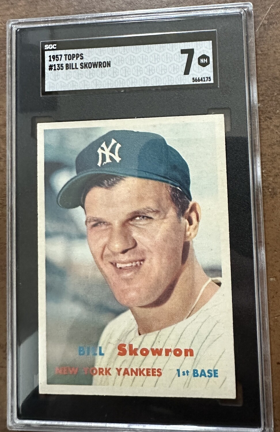 1957 Topps #135 Bill Skowron SGC 7