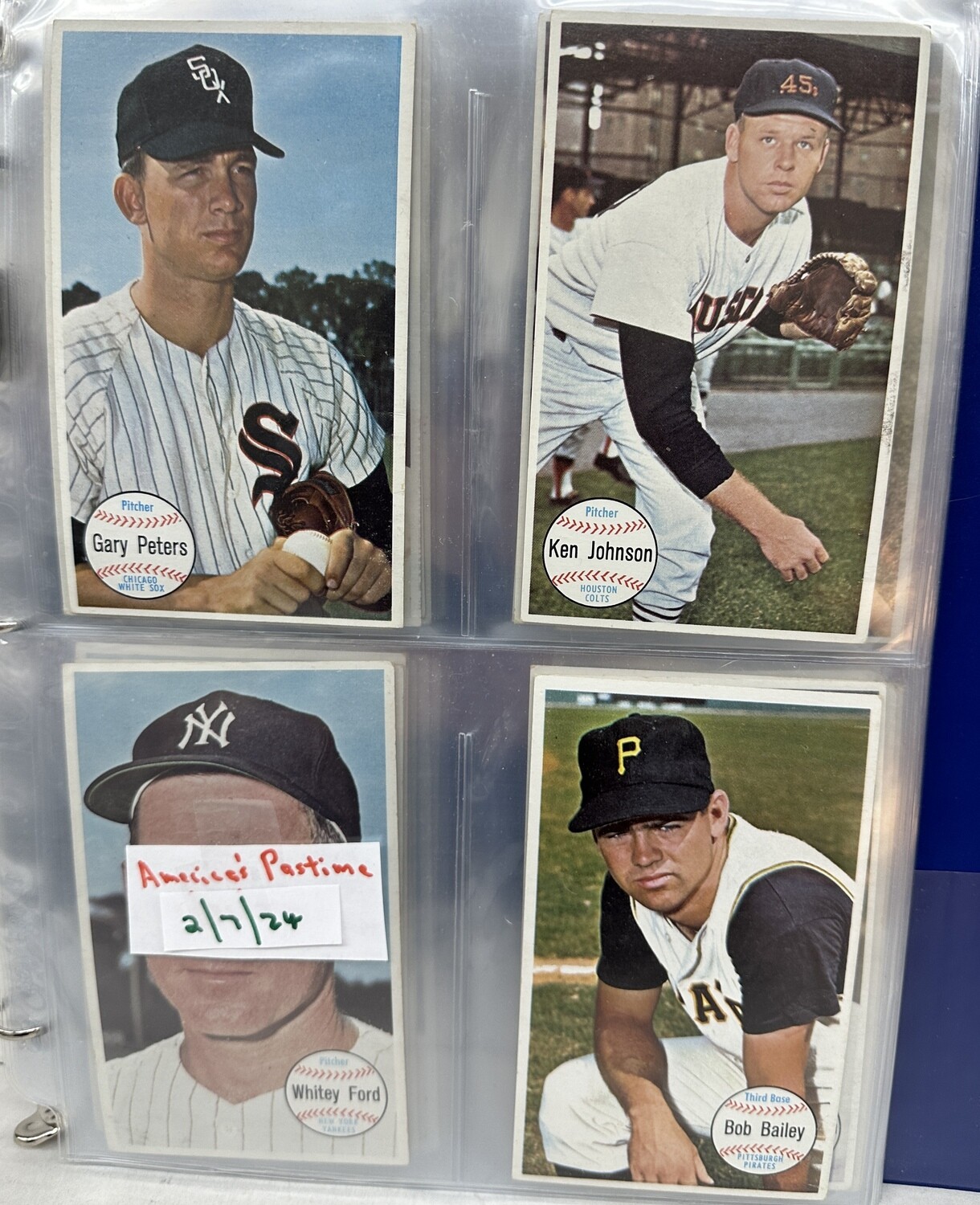1964 Topps Giants Complete Baseball set #1-60 EX+  to Ex/Mint