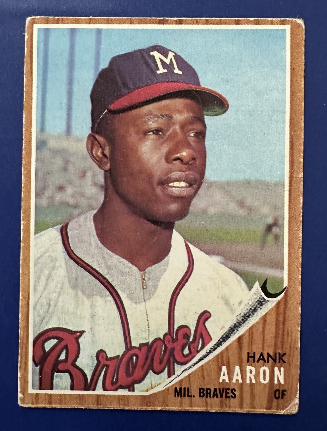 1962 Topps #320 Hank Aaron List $400