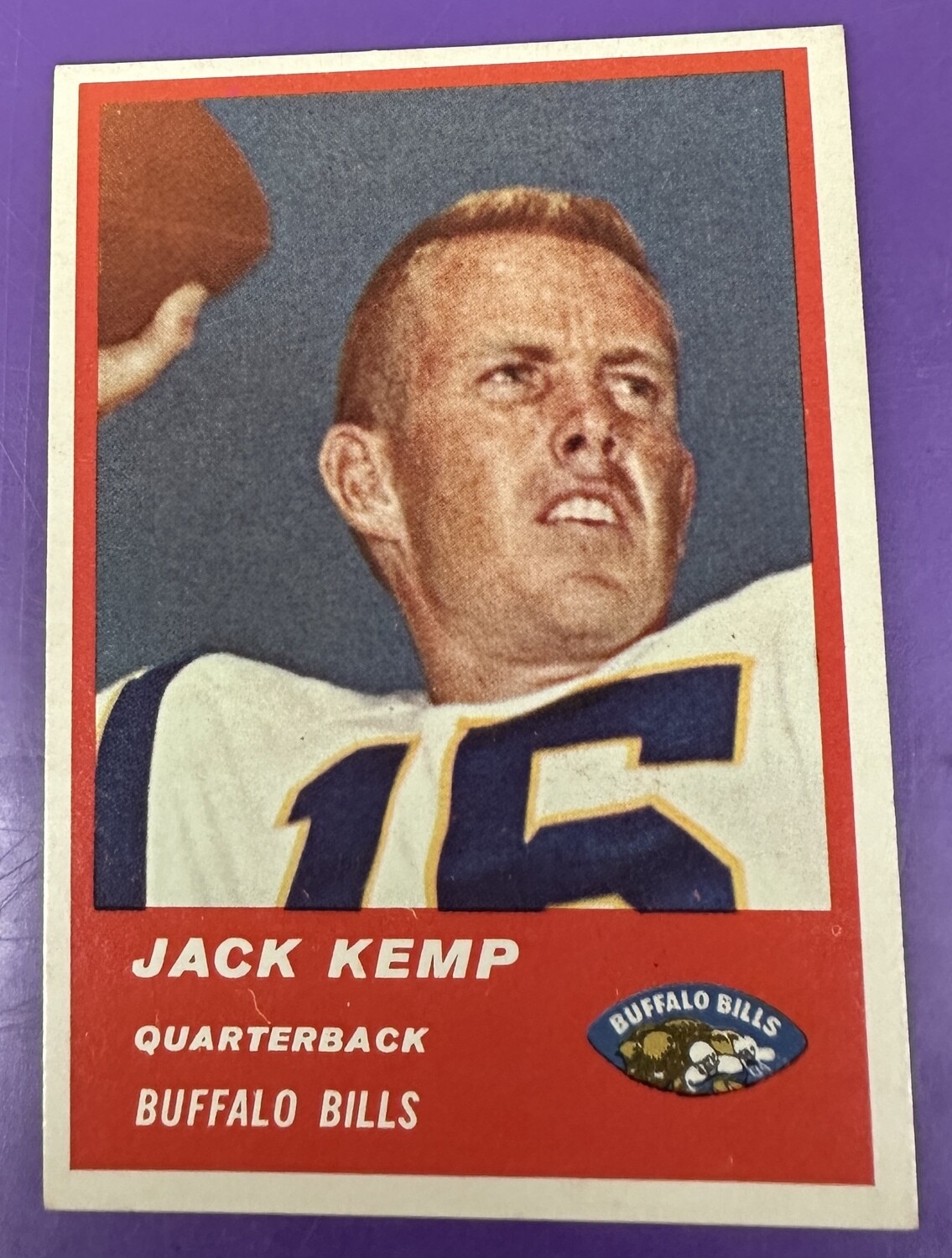 1963 Fleer #24 Jack Kemp Ex/Mint