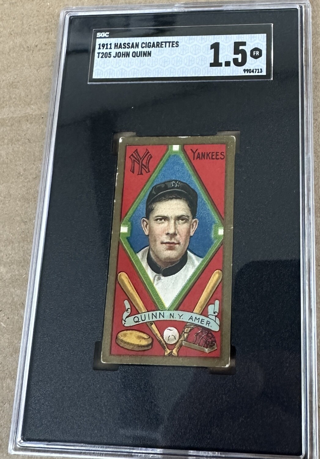 1911 T-205 Hassan Jack Quinn SGC 1.5