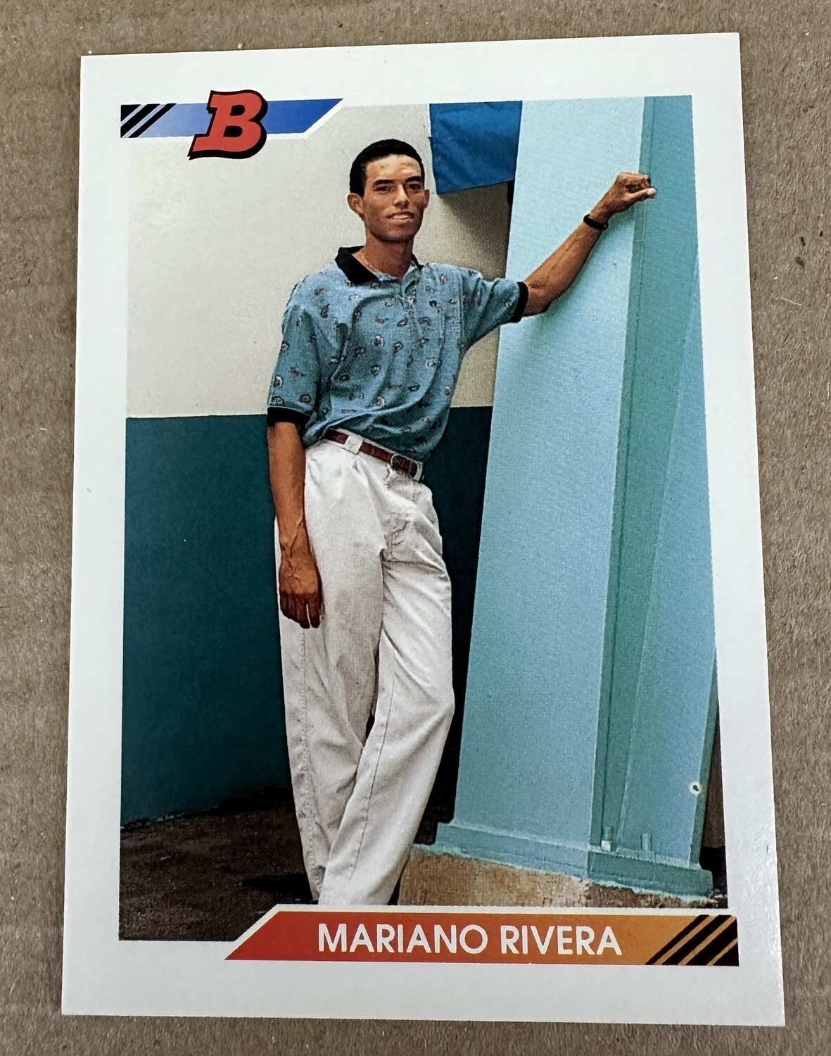 1992 Bowman #302 Mariano Rivera rookie Nr Mint