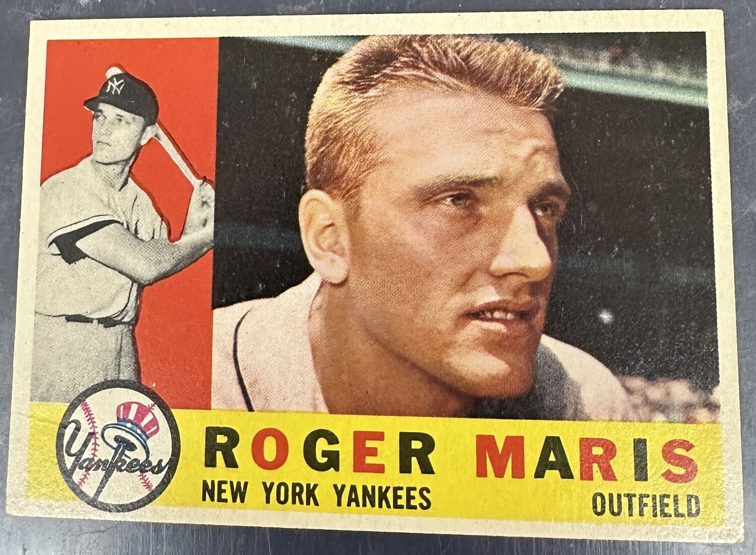 1960 Topps #377 Roger Maris Ex+ List $250