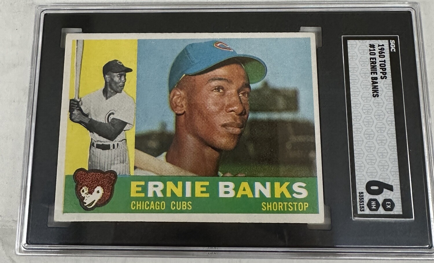 1960 Topps #10 Ernie Banks SGC 6
