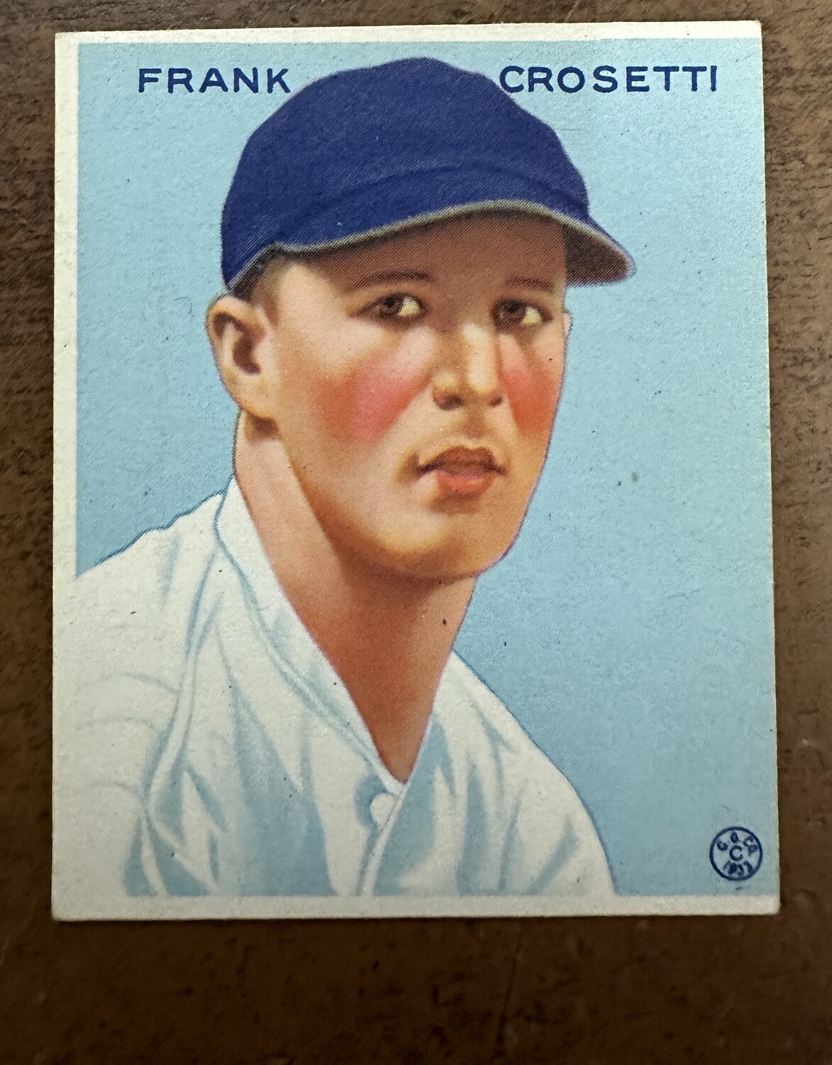 1933 Goudey #217 Frank Crosetti Ex+ List $250