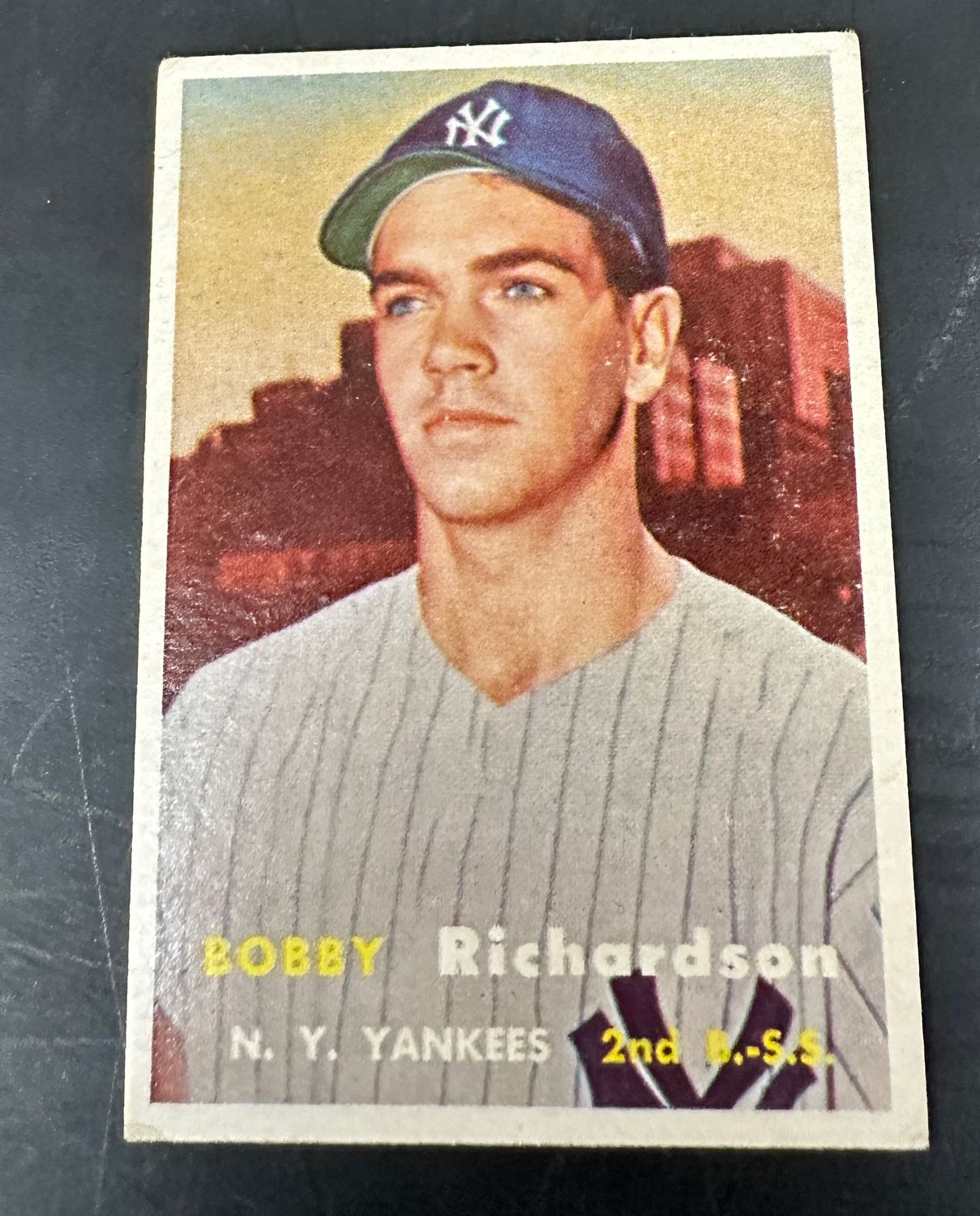 1957 Topps #286 Bobby Richardson rookie Ex