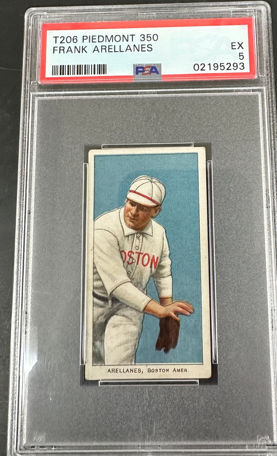1909 T206 Piedmont 350 Frank Arellanes PSA 5