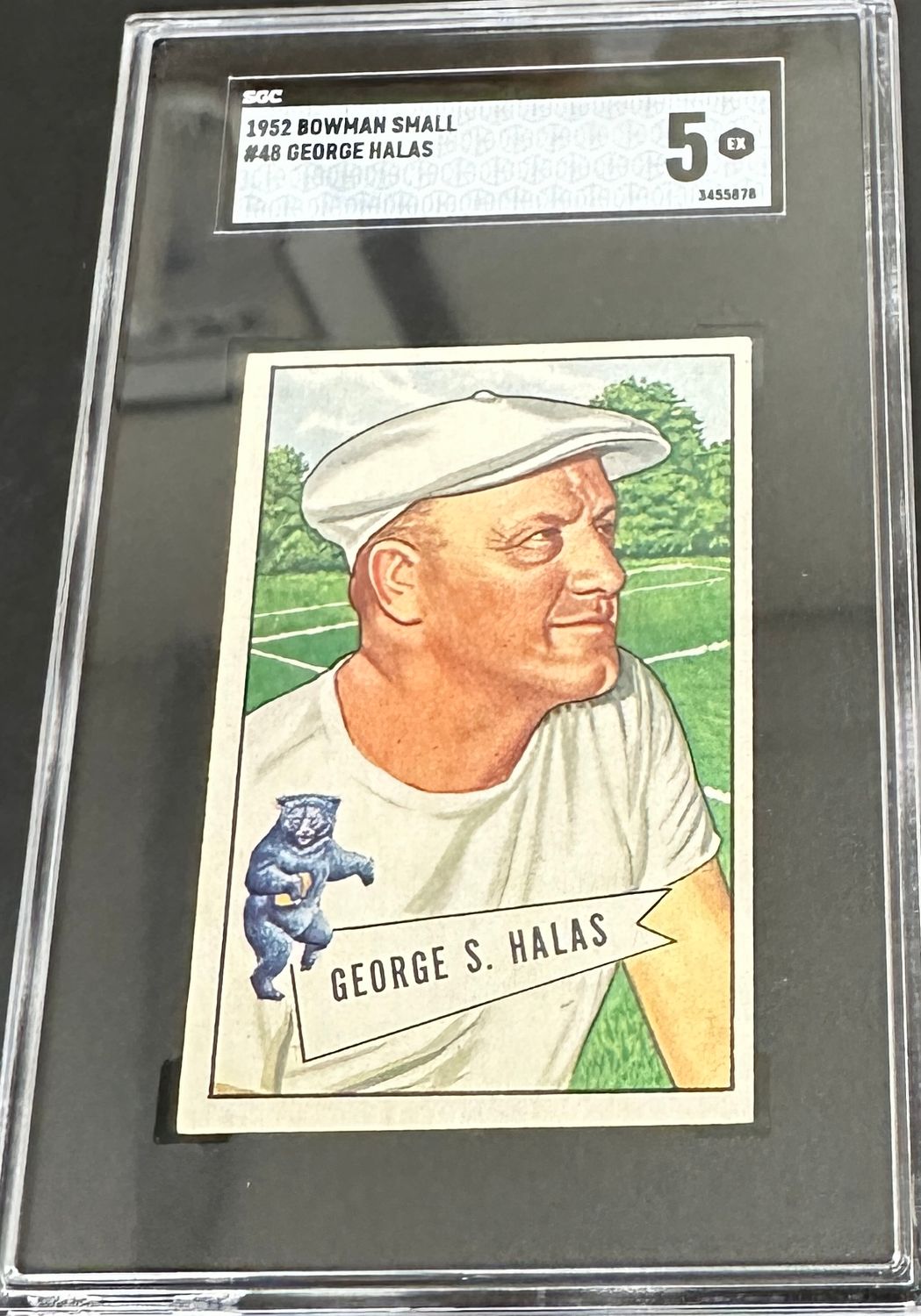 1952 Bowman Football #48 George Halas SGC 5