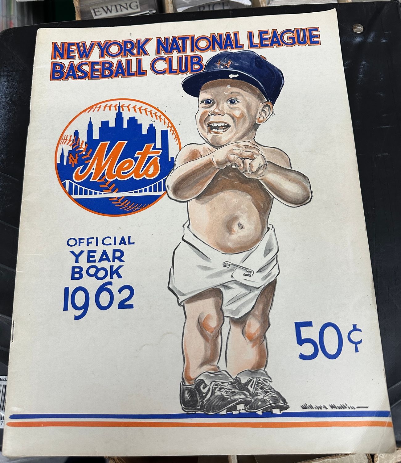 1962 NY Mets 1st Year Yearbook Ex/Mint