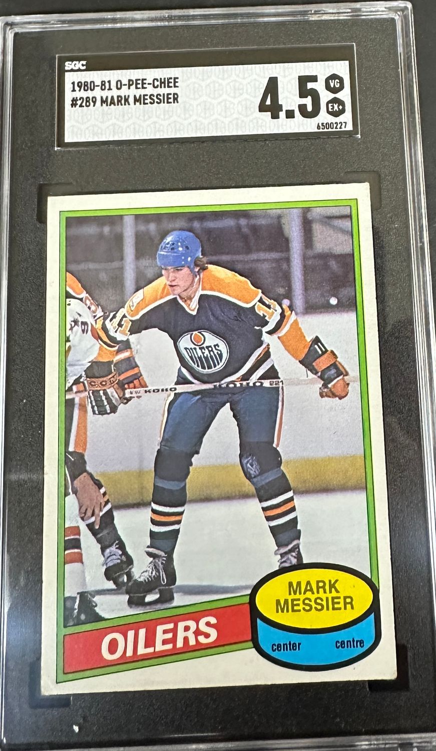1980 Opeechee #289 Mark Messier rookie SGC 5