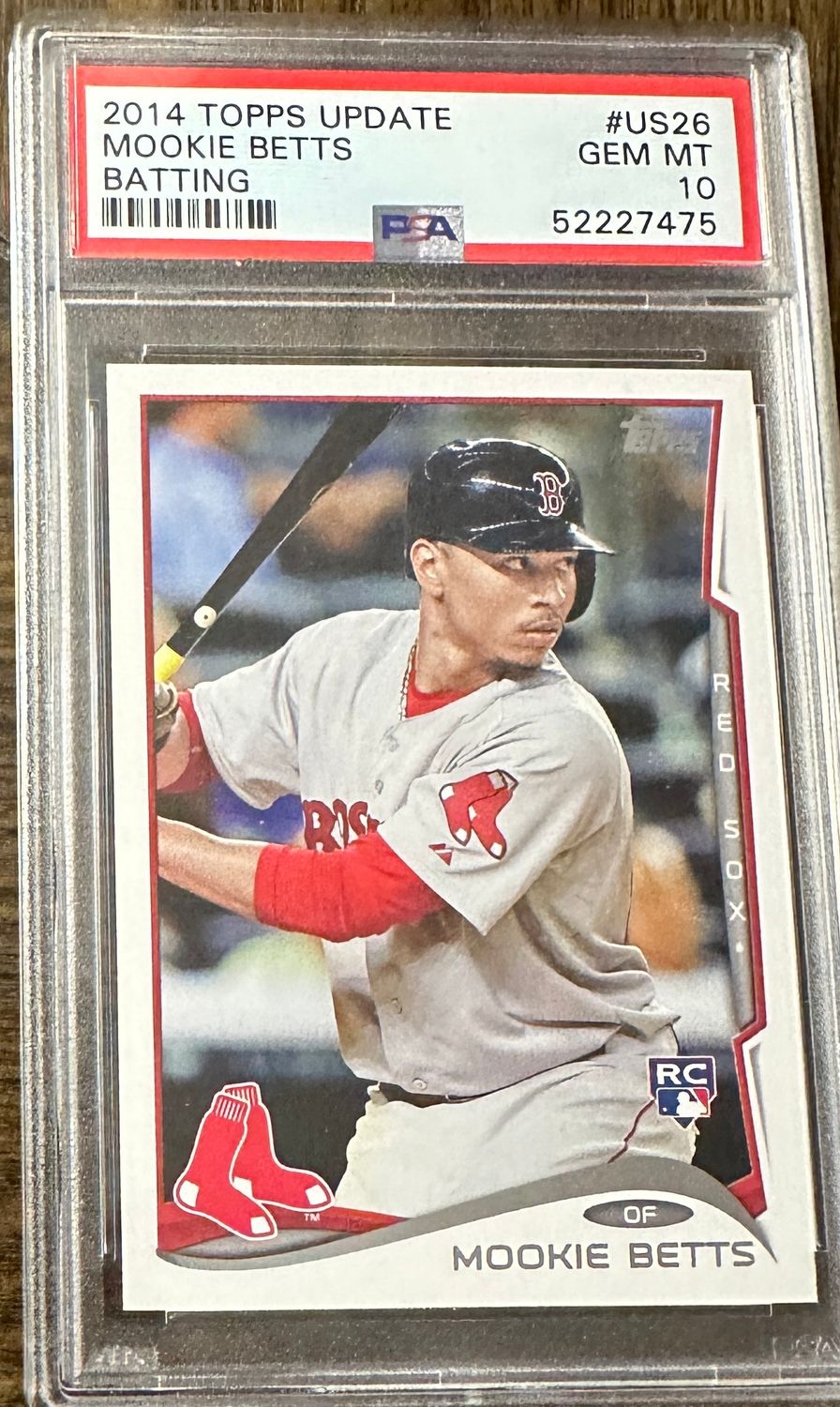2014 Topps Traded Mookie Betts rookie PSA 10