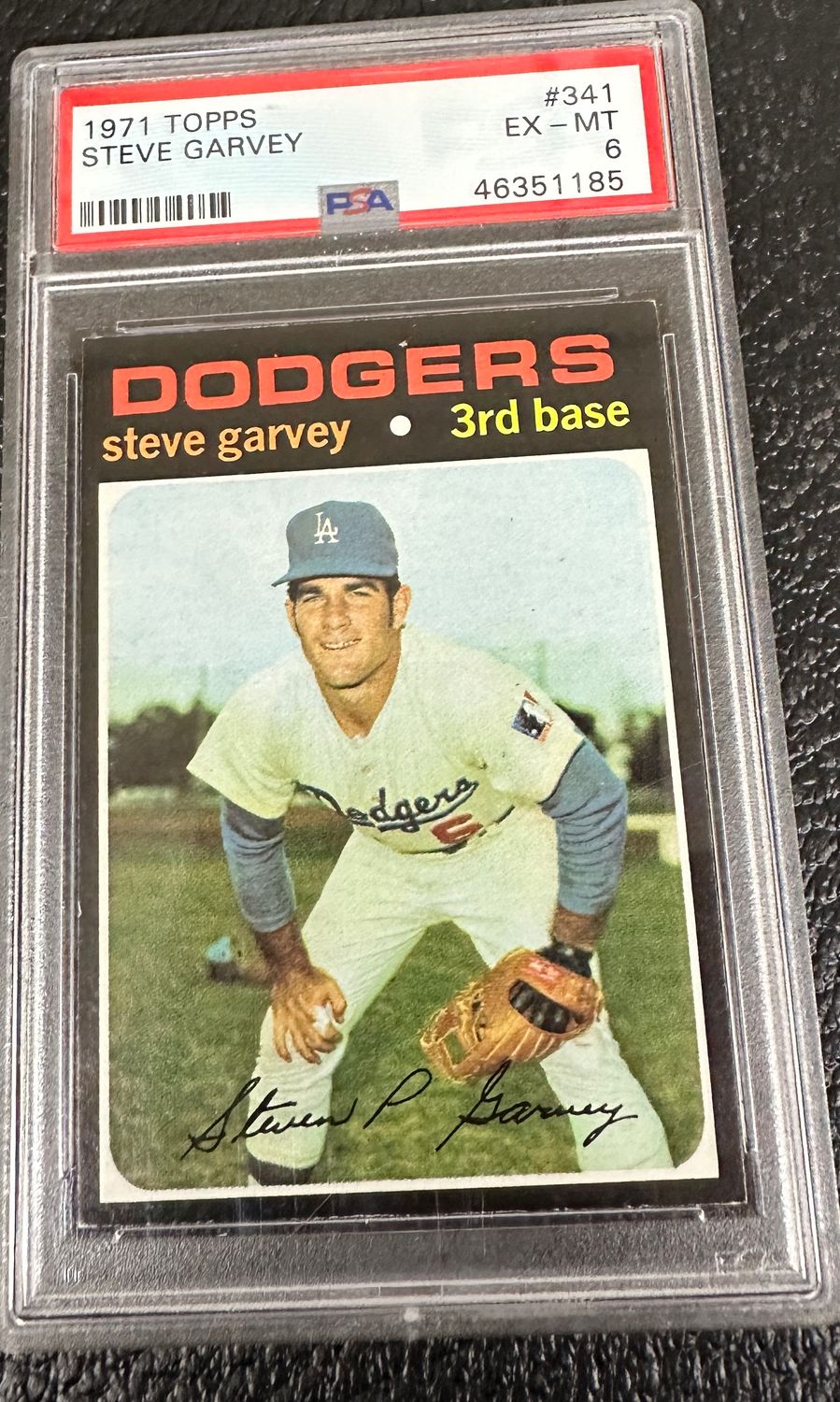 1971 Topps #341 Steve Garvey rookie PSA 6 Centered