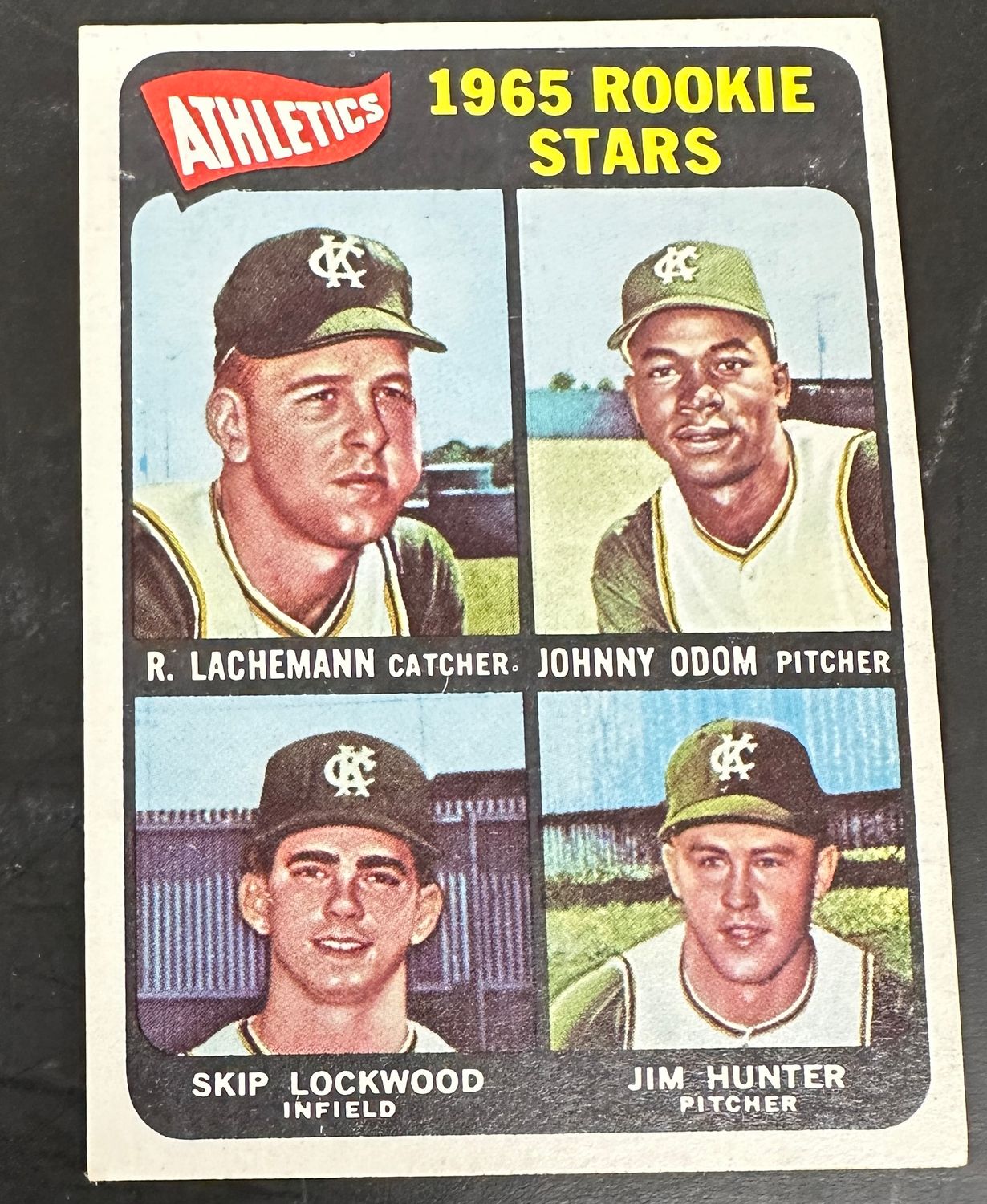 1965 Topps #526 Jim Catfish Hunter Ex/Mint