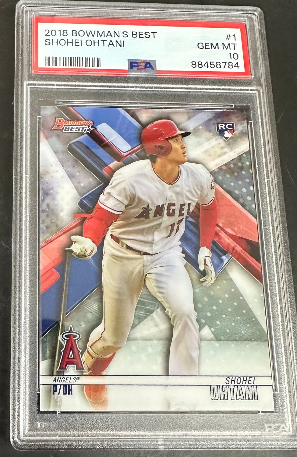 2018 Bowmans Best #1 Shohei Otani rookie PSA 10