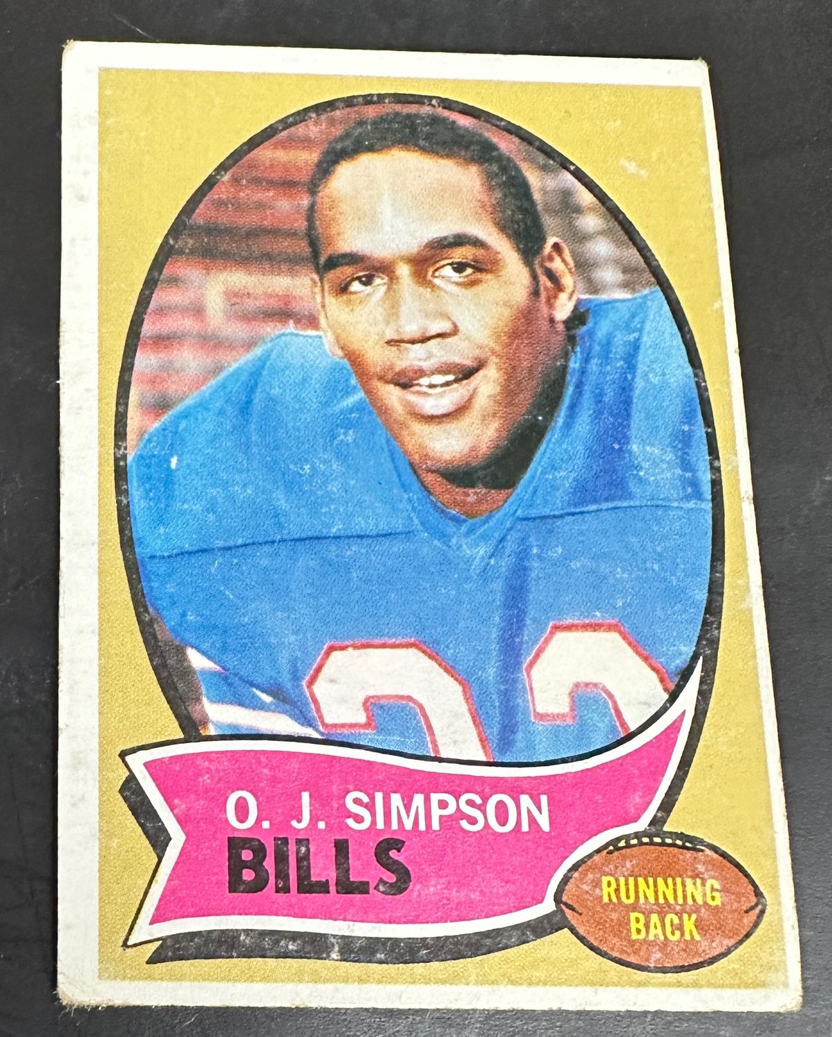 1970 Topps #90 OJ Simpson rookie VG List $250