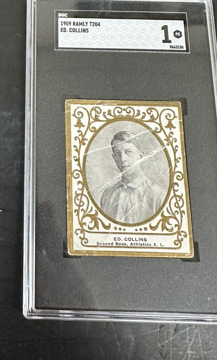 1909 Ramly T204 Eddie Collins SGC 1