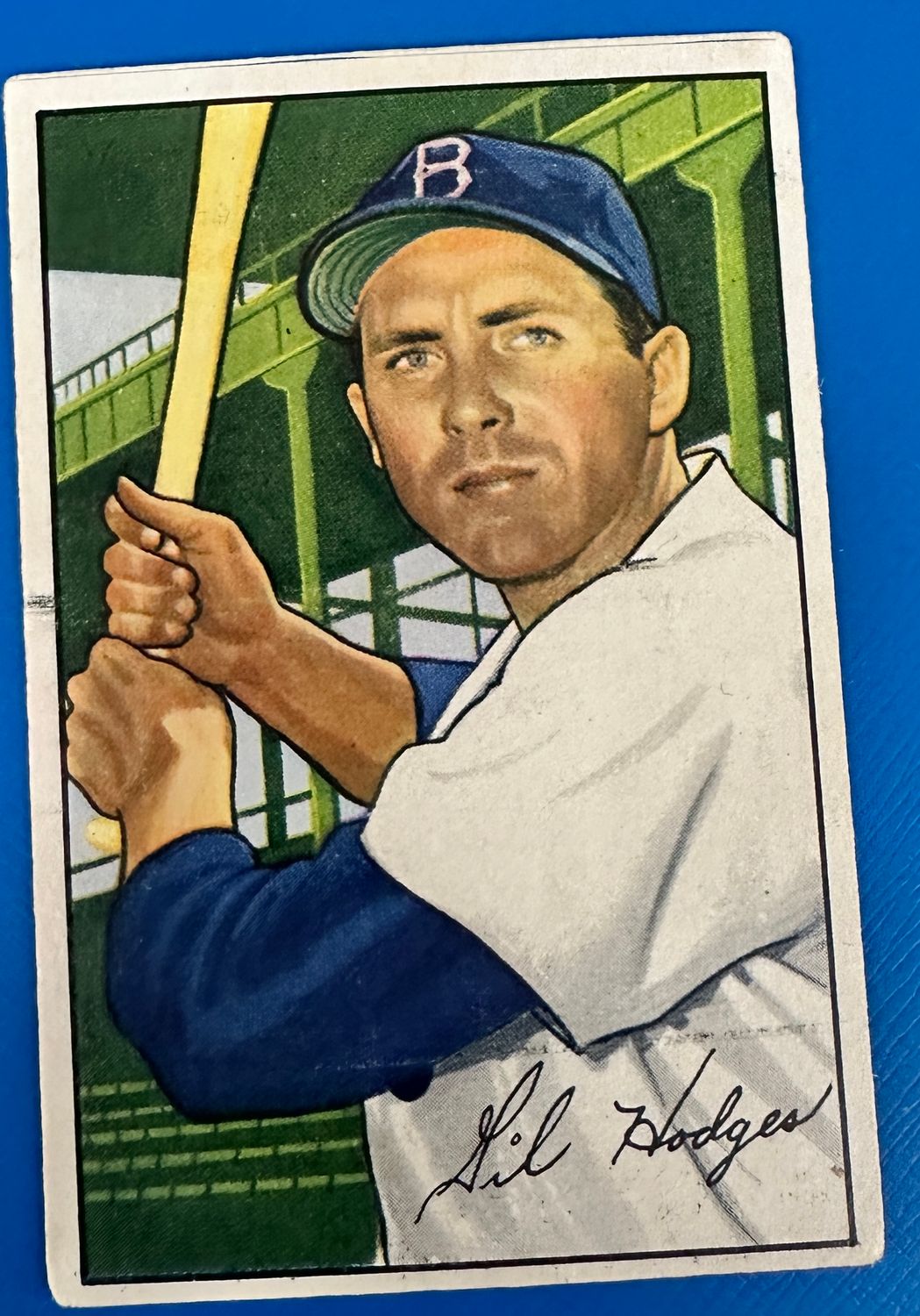 1952 Bowman #80 Gil Hodges Ex List $400