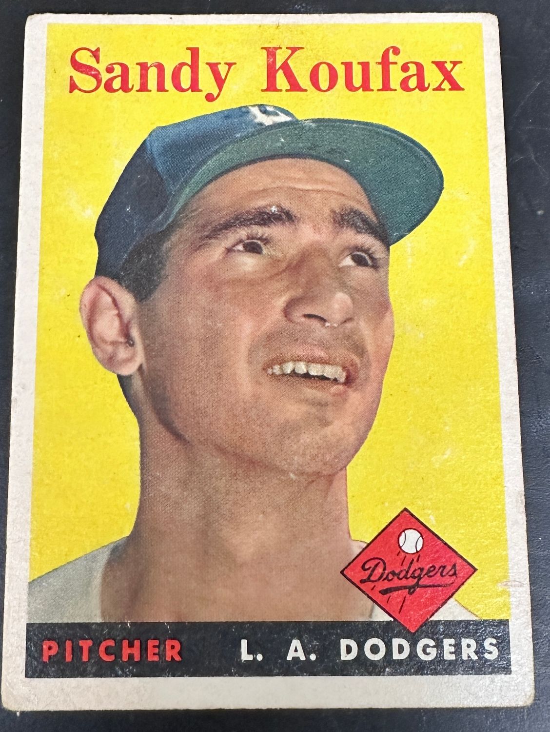 1958 Topps #187 Sandy Koufax VG/EX list $500