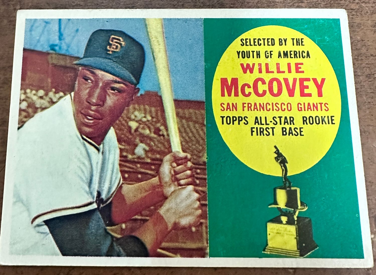 1960 Topps #316 Willie McCovey rookie Ex List $500