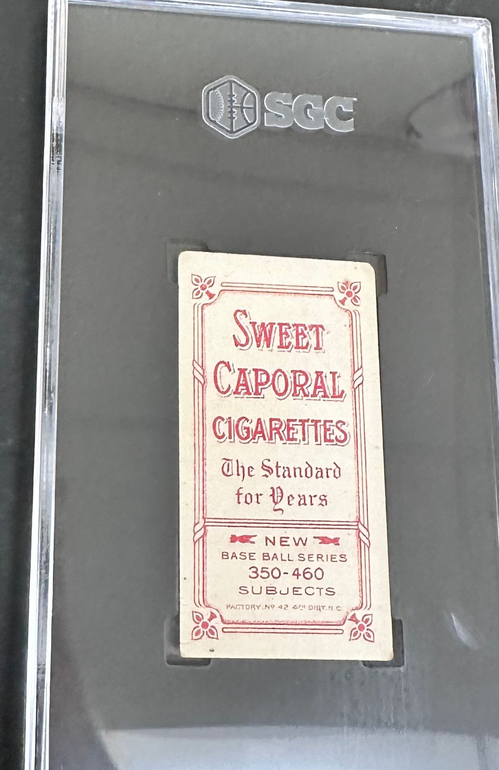 1911 Sweet Caporal T206 Russ Ford NY Americans SGC 3