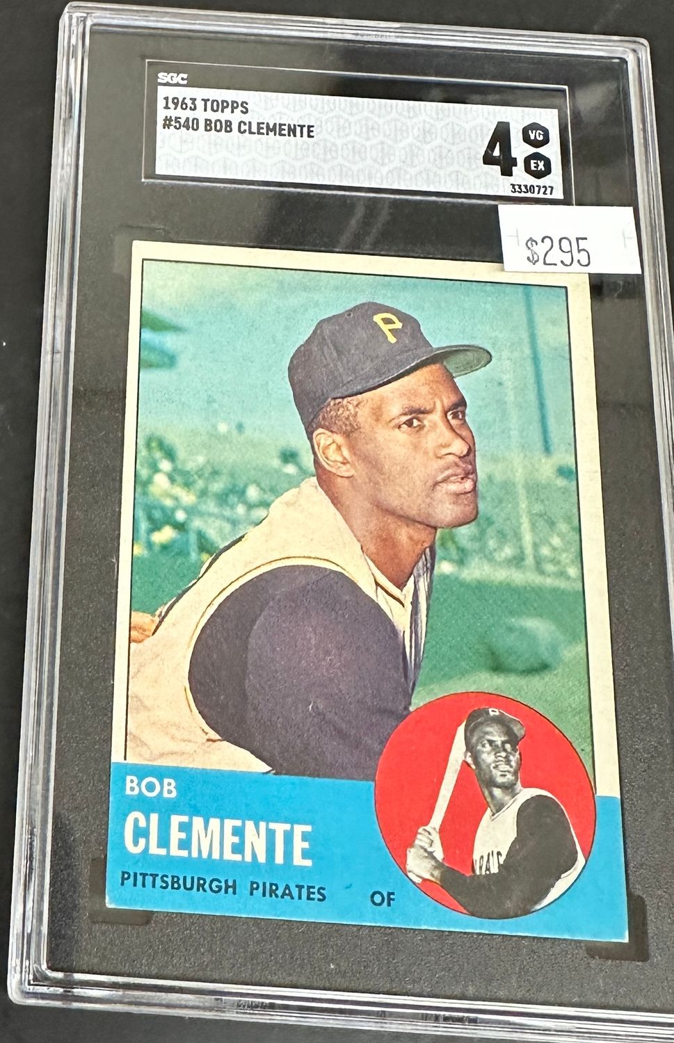 1963 Topps #540 Roberto Clemente SGC 4