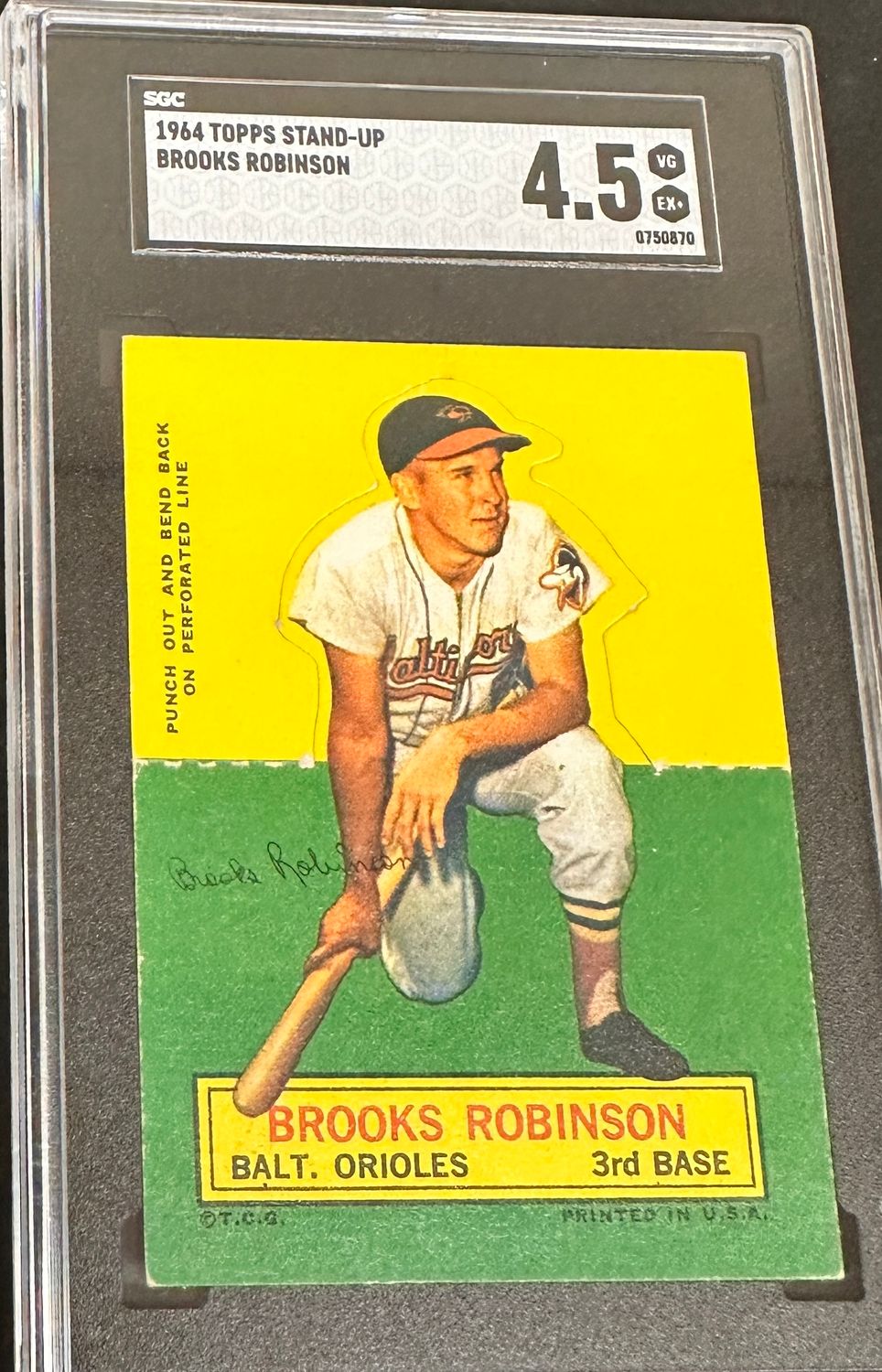 1964 Topps Stand Up Brooks Robinson SGC 4.5