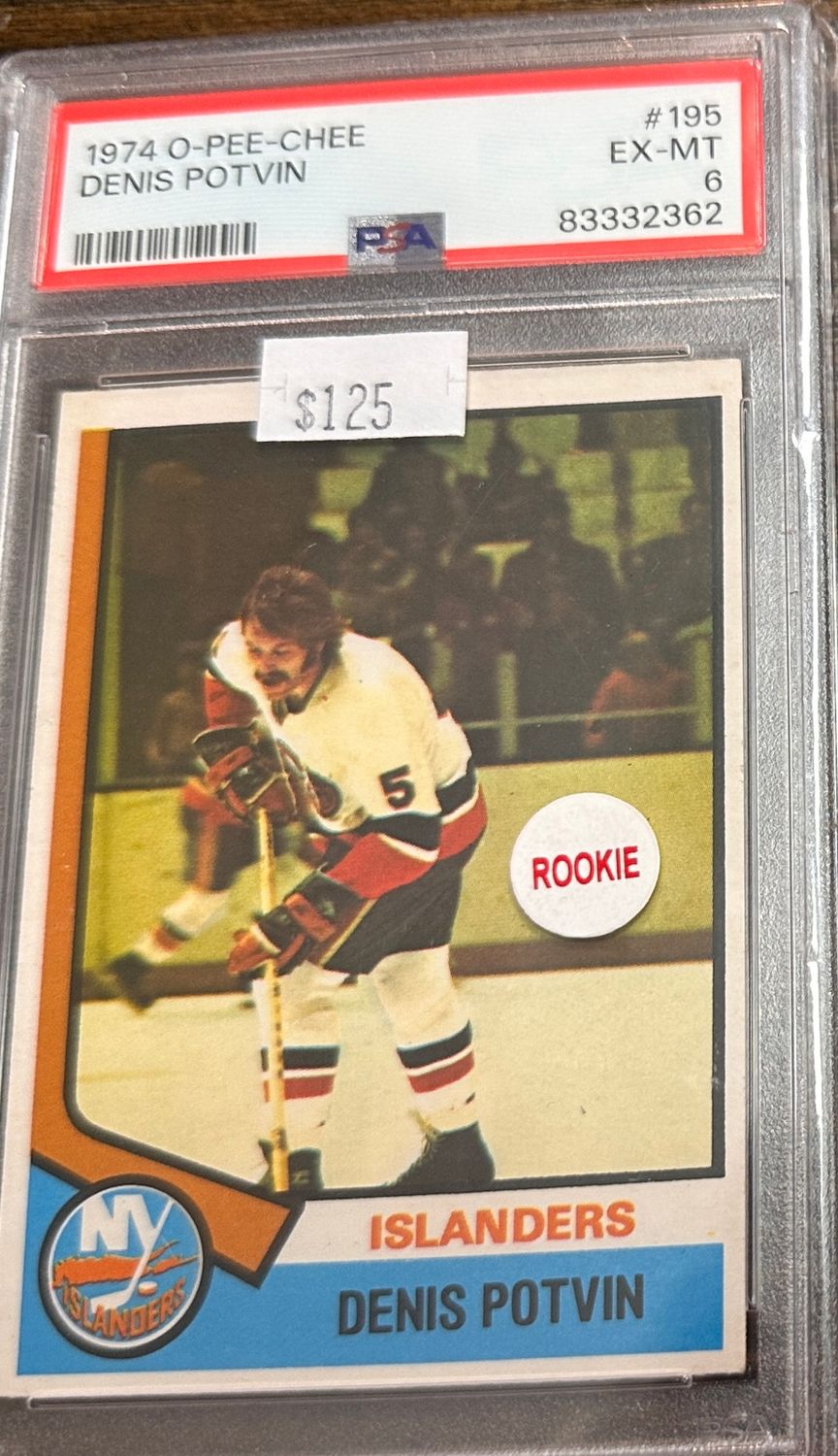 1976 Opeechee #195 Denis Potvin rookie PSA 6