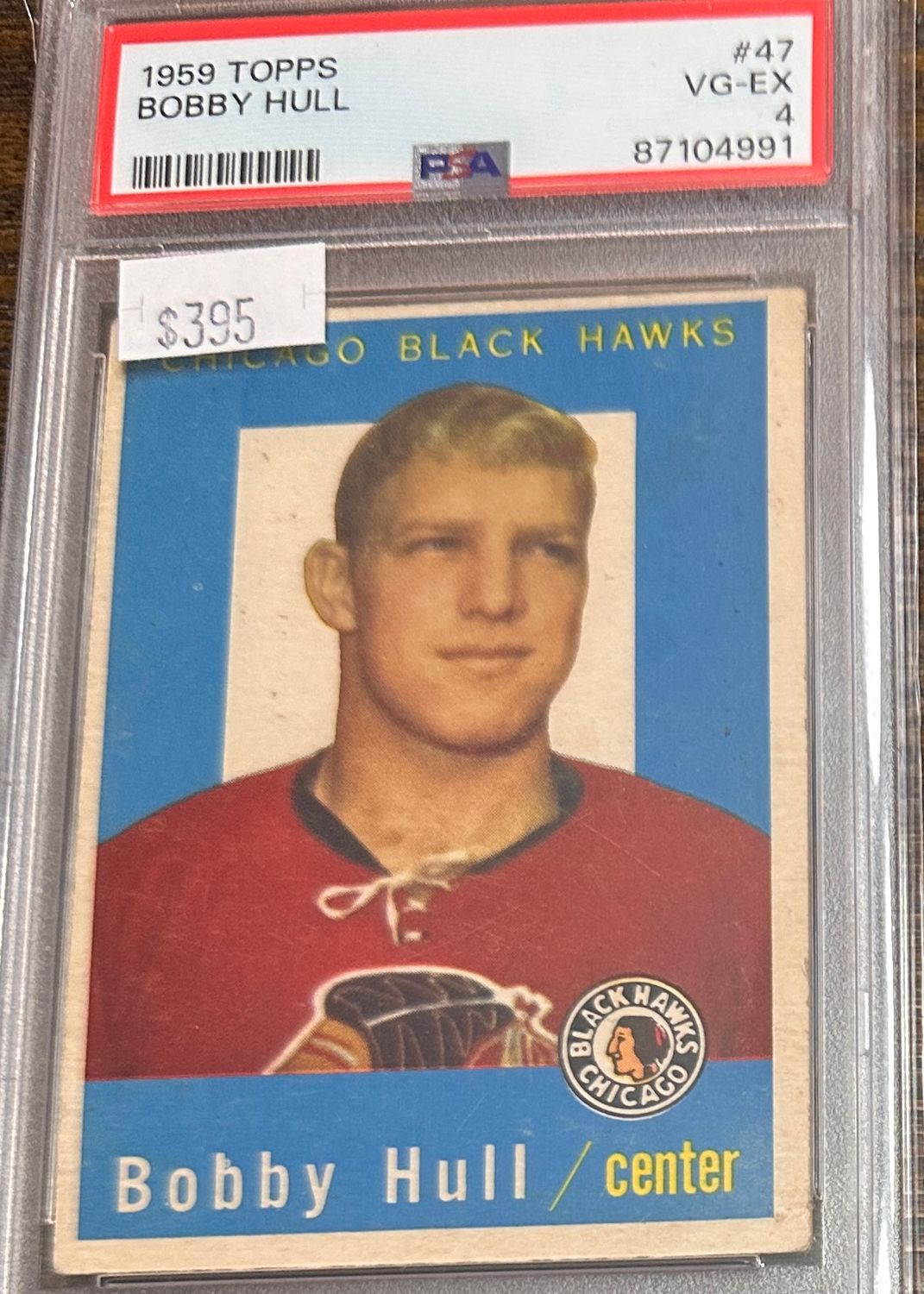 1959 Topps #47 Bobby Hull PSA 4