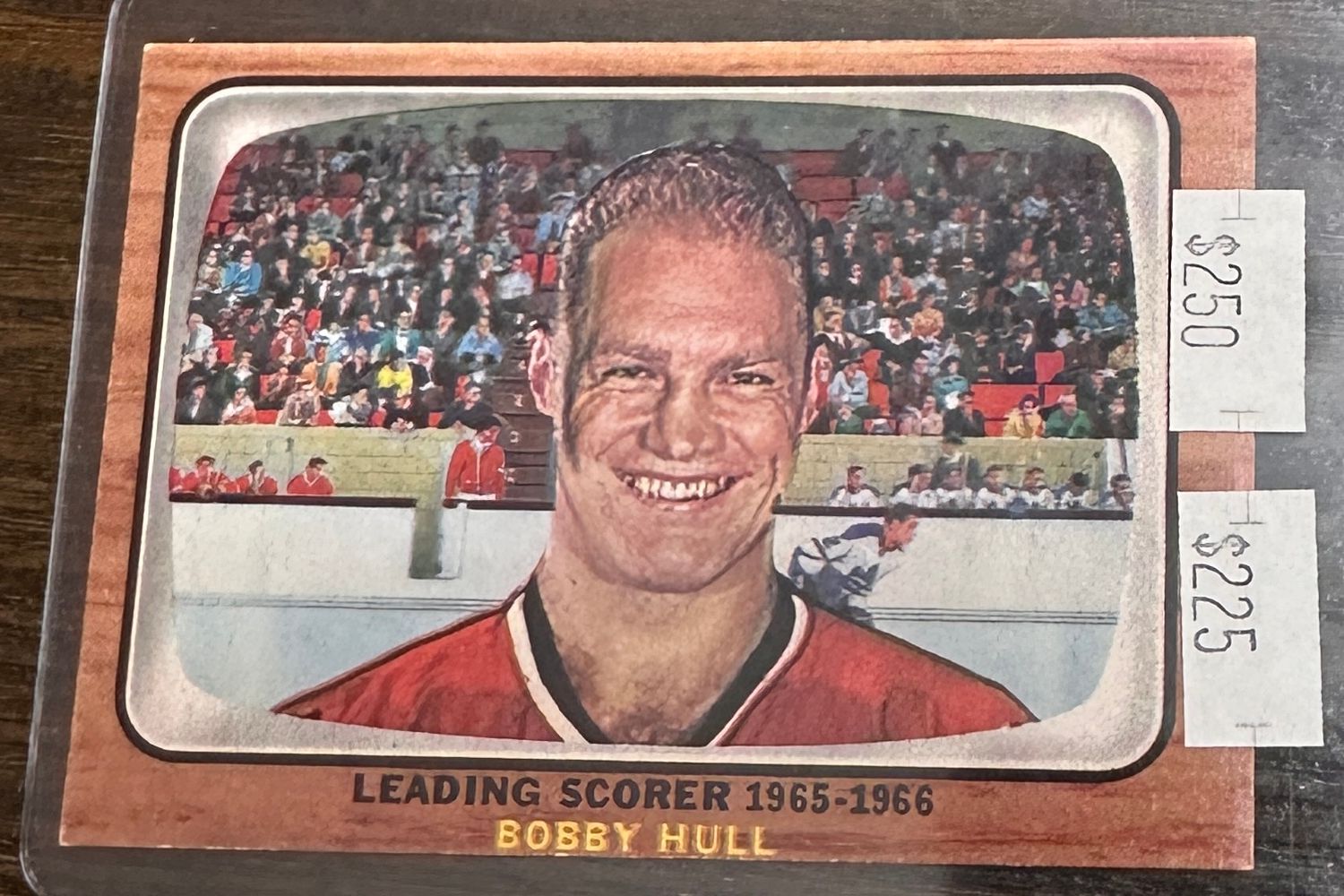1966 Topps #64 Bobby Hull Scoring Leader Ex/Mint