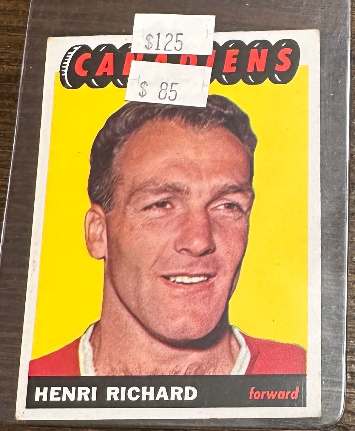 1965 Topps #71 Henri Richard Ex+