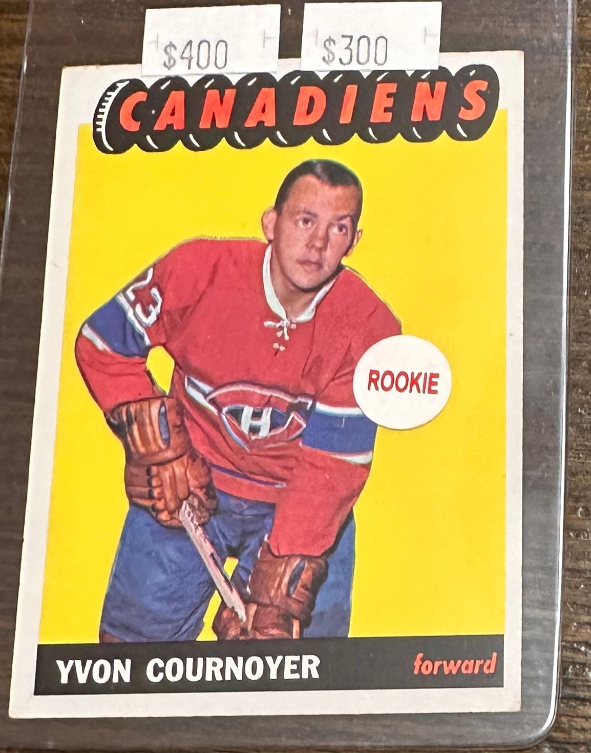 1965 Topps #76 Yvon Cournoyer rookie Ex+ to Ex/Mint