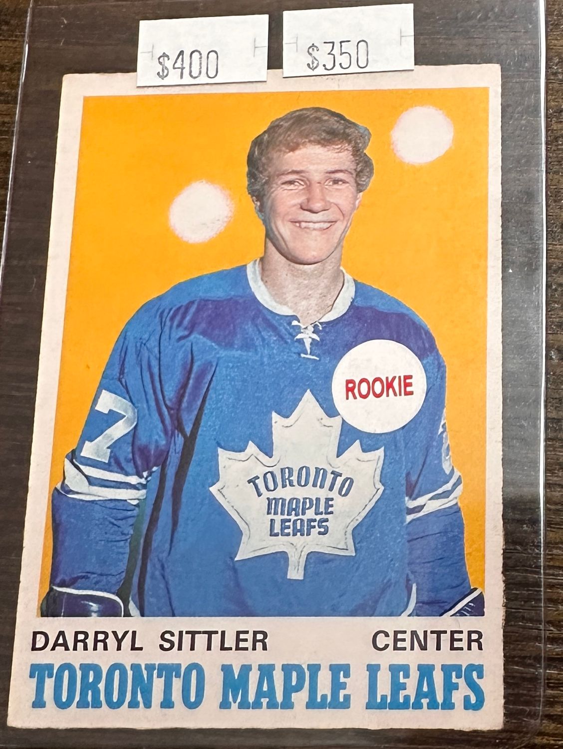 1970 Opeechee #218 Darryl Sittler rookie Ex/Mint