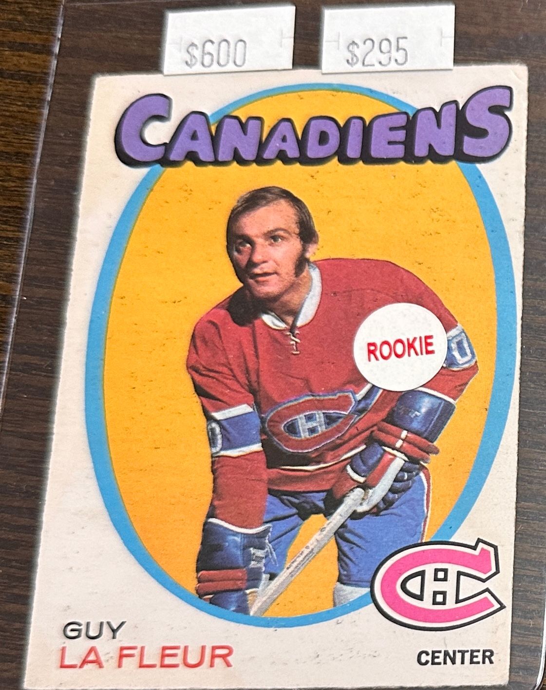 1971 Opeechee #148 Guy LaFleur rookie Ex