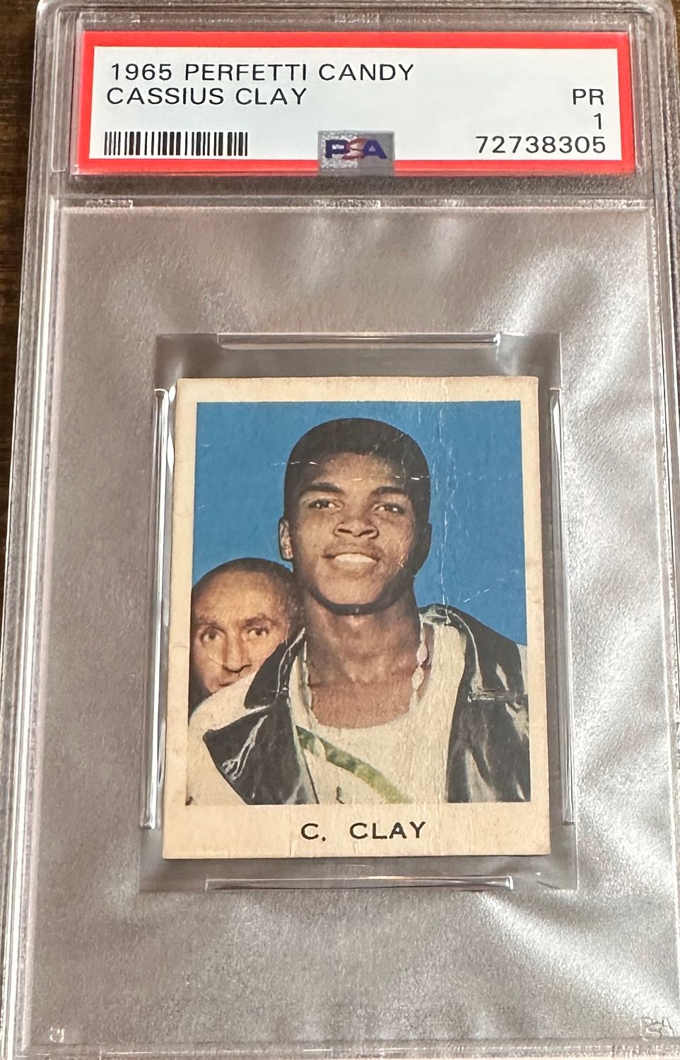 1965 Perfetti Candy Cassius Clay PSA 1