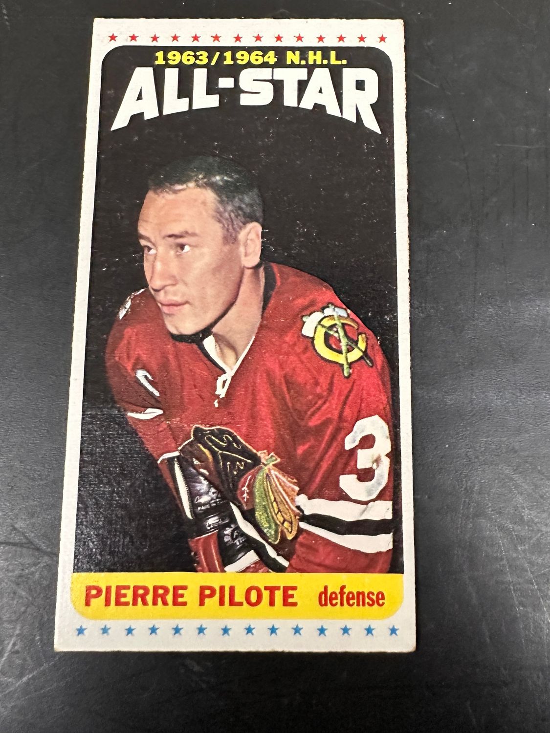 1964 Topps Tall Boy #109 Pierre Pilote All star Ex/Mint
