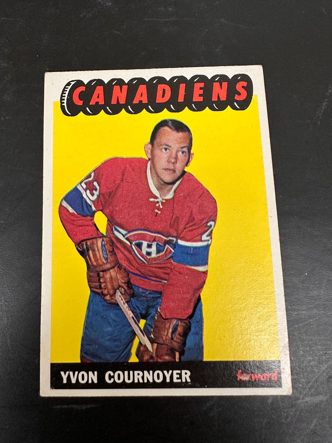 1965 Topps #76 Yvon Cournoyer rookie Ex