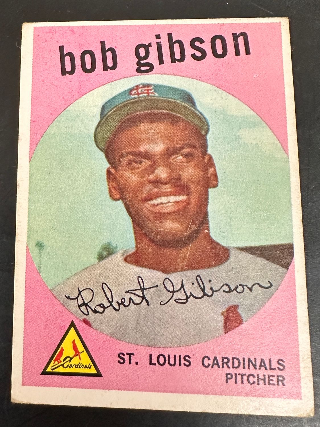 1959 Topps #514 Bob Gibson rookie VG