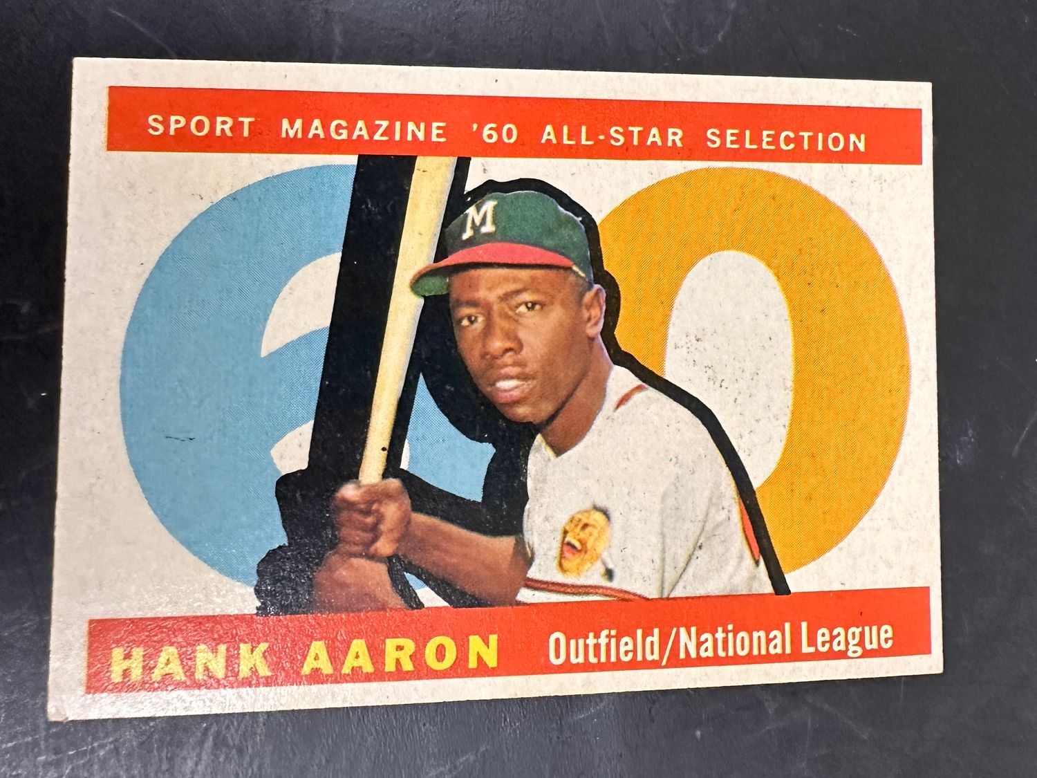 1960 Topps #566 Hank Aaron All Star Ex/Mint