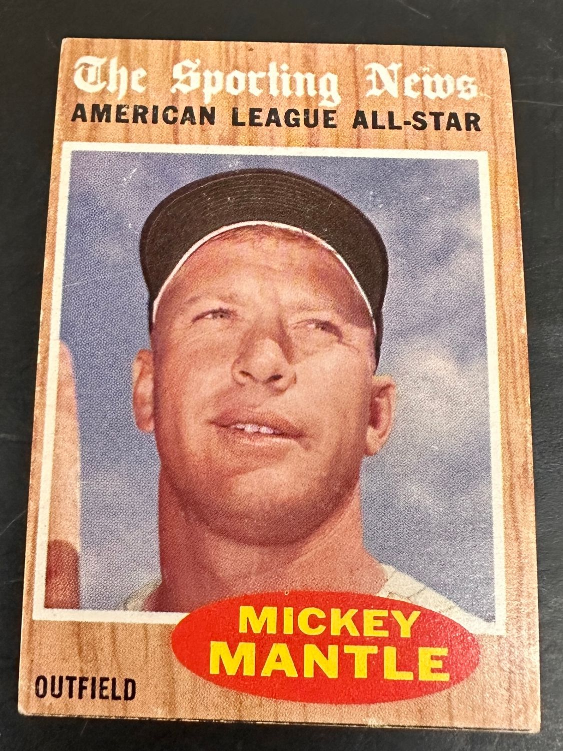 1962 Topps #471 Mickey Mantle All Star Ex.