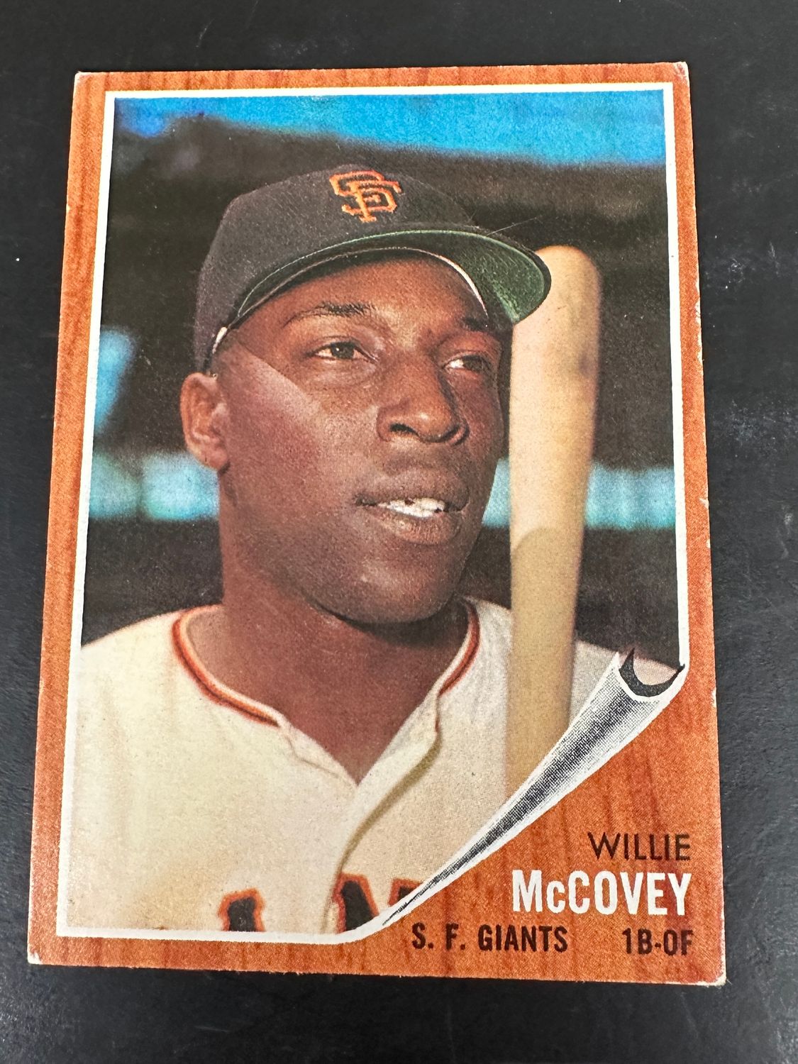 1962 topps #544 Willie McCovey Ex
