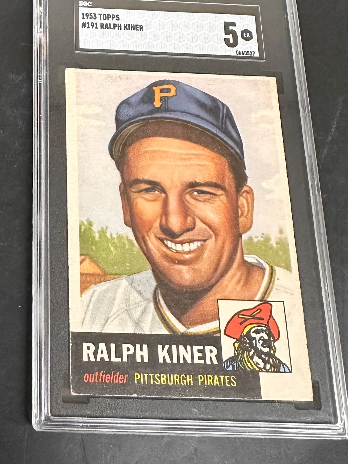 1953 Topps #191 Ralph Kiner SGC 5