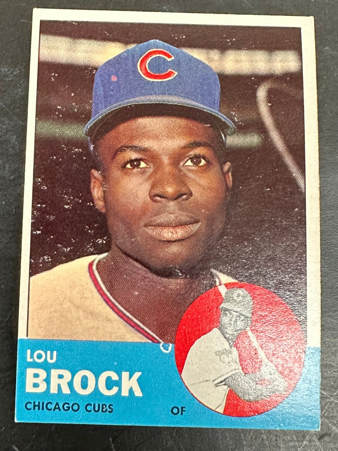 1963 Topps #472 Lou Brock list $250 Ex/Mint