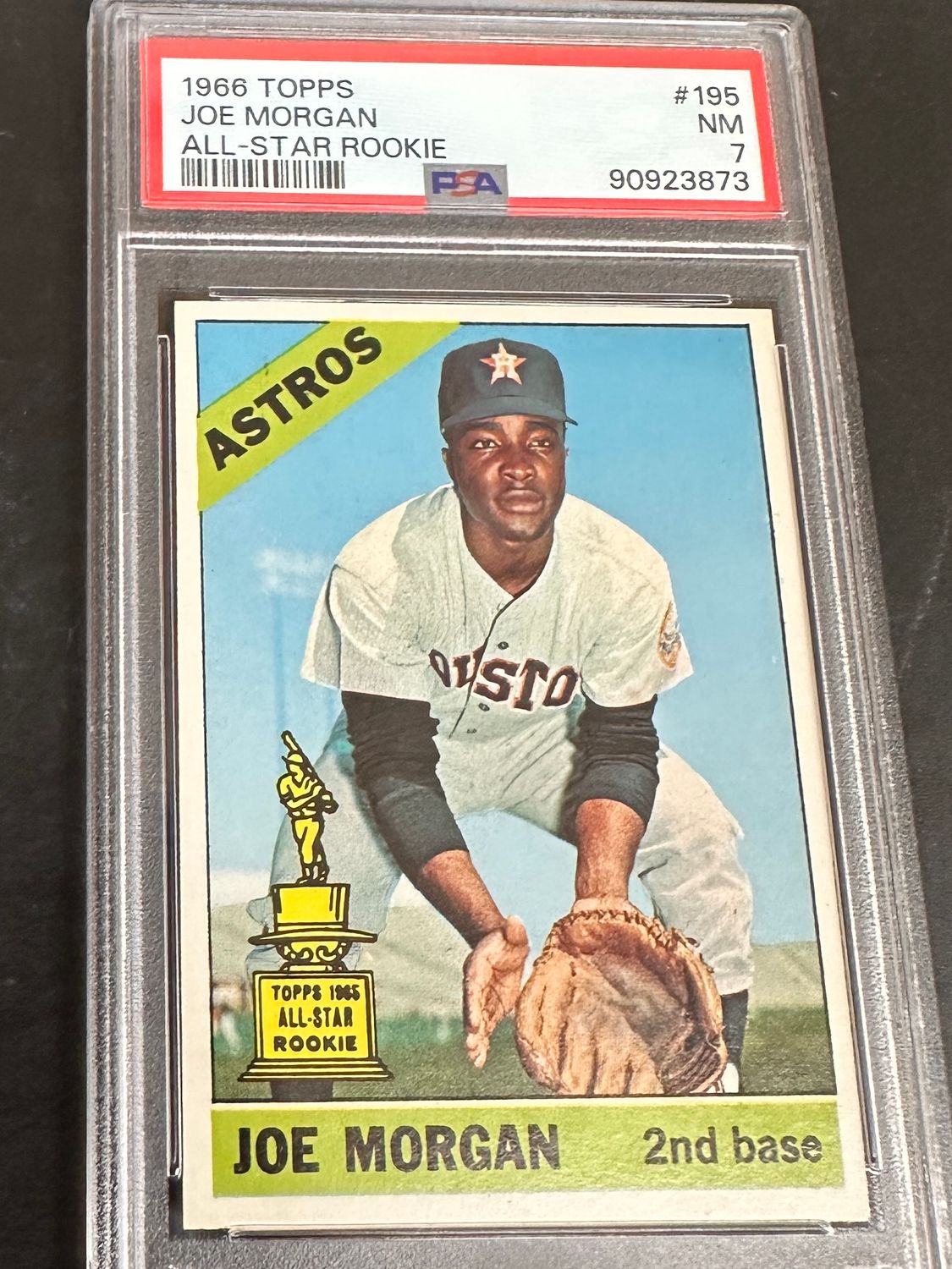1966 Topps #195 Joe Morgan PSA 7
