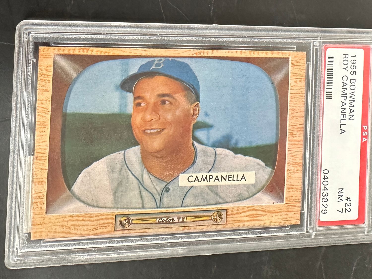 1955 Bowman #22 Roy Campanella PSA 7 Nr Mint