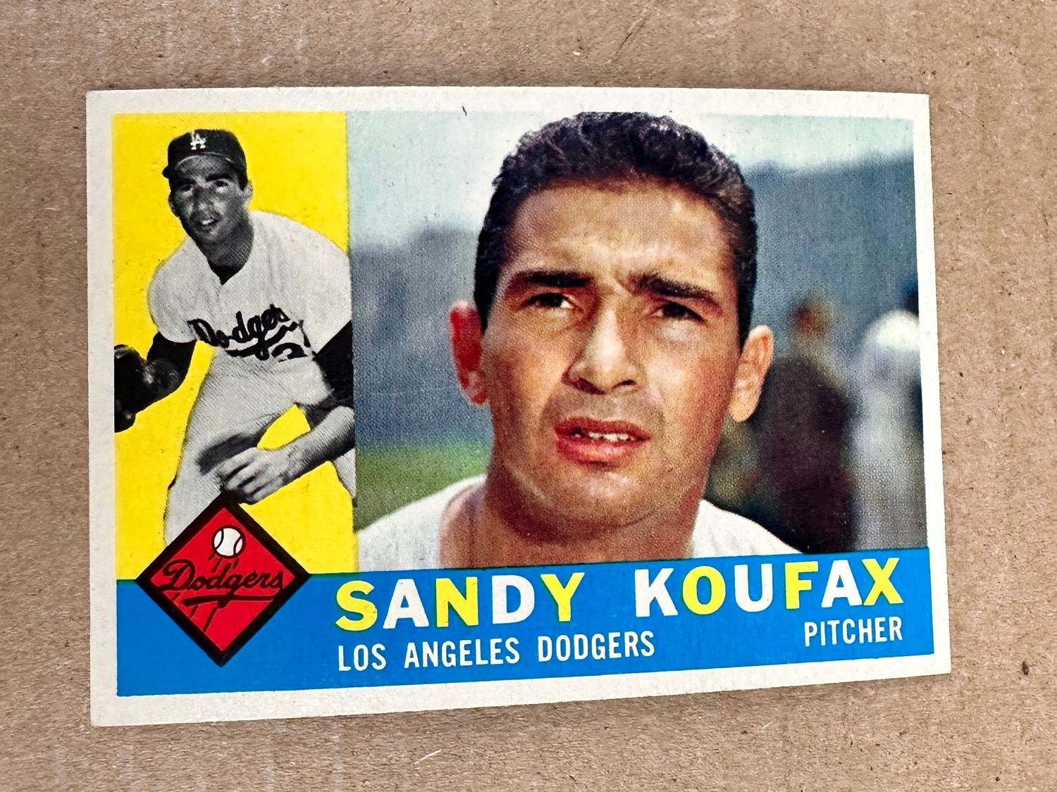 1960 Topps #343 Sandy Koufax Ex/Mint