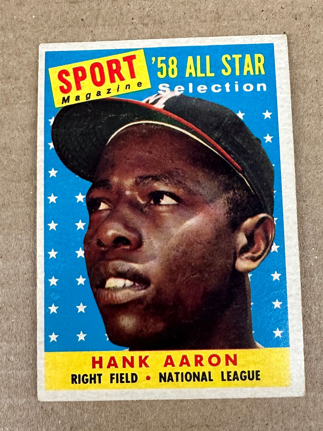 1958 Topps #488 Hank Aaron All Star Ex+