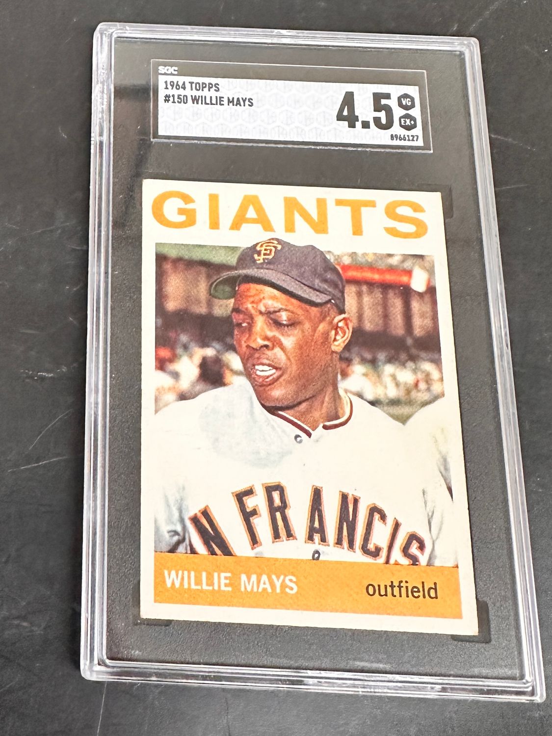 1964 Topps #150 Willie Mays SGC 4.5